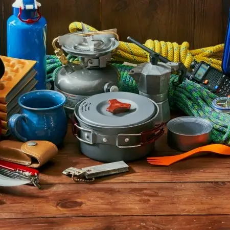 equipo de cocina para camping